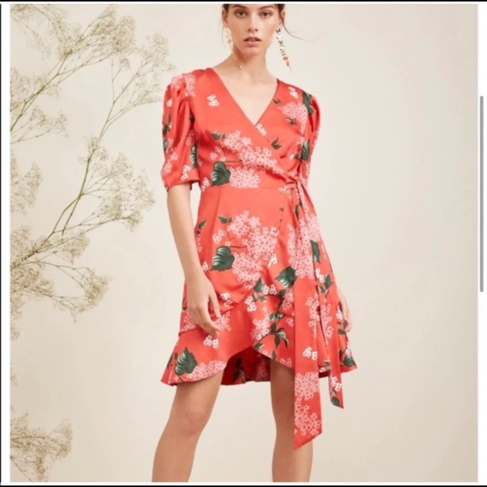 Keepsake The Label Floral Wrap Dress